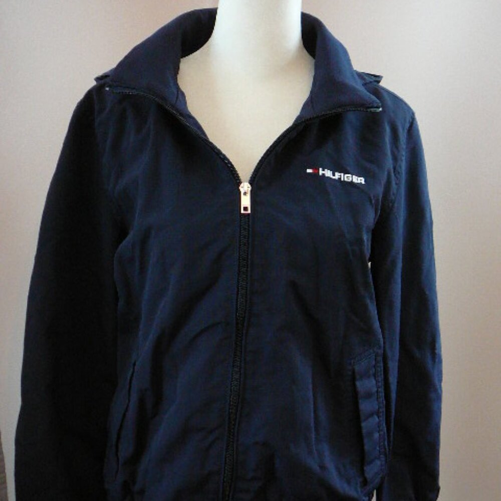 Tommy Hilfiger Navy Zip Front Jacket